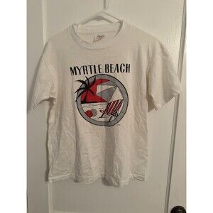 Y2K Classics Men's L Myrtle Beach SC White Short Sleeve T Shirt